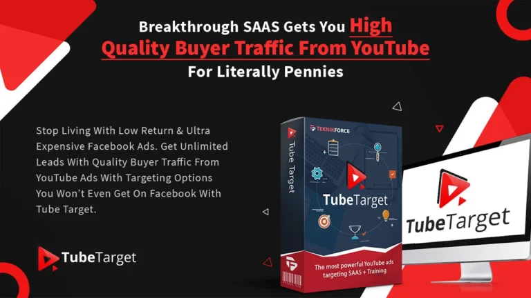 TubeTargeter AI dashboard interface, optimizing YouTube ads.