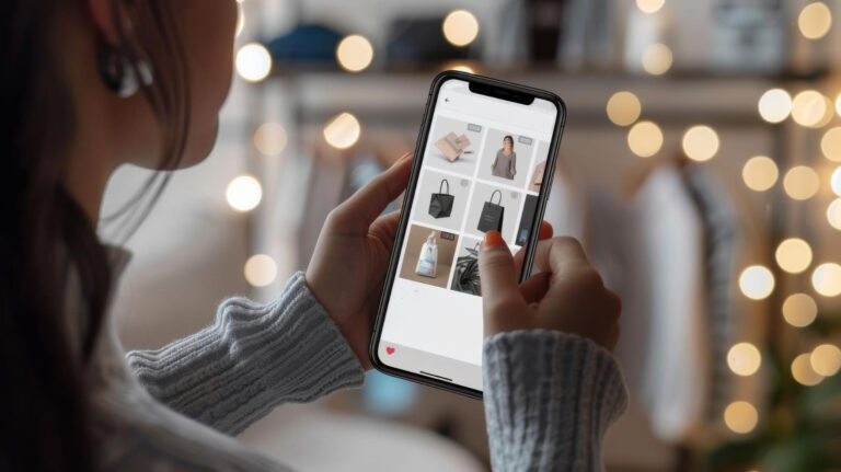 TrenzyCard AI mobile app example