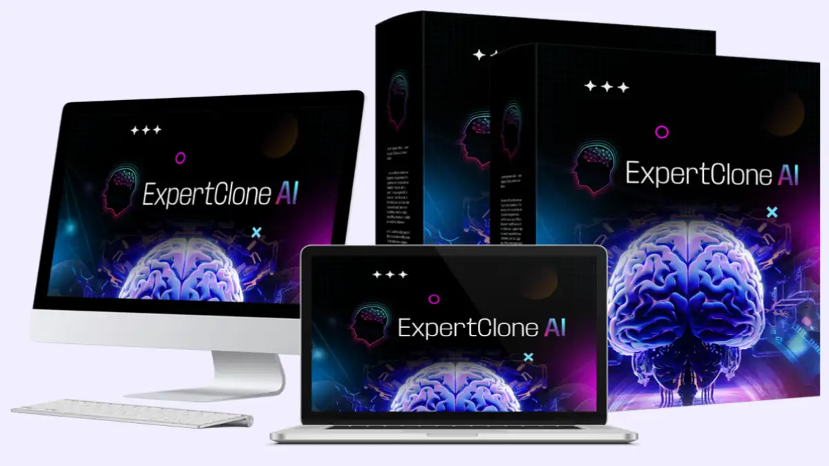 ExpertClone AI neural cloning concept illustration