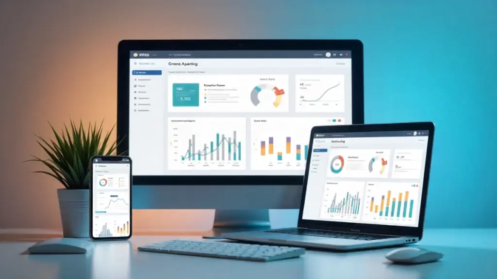 Best CRM software dashboard UI on multiple devices