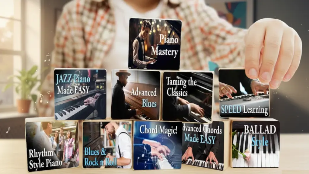 Chord-based piano learning method