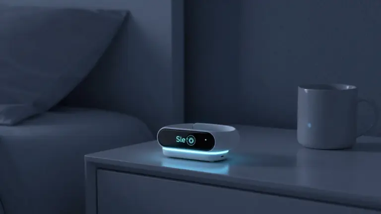 Deep sleep tracker wearable monitoring sleep stages at night