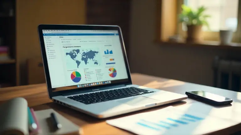 software review writing template on laptop screen