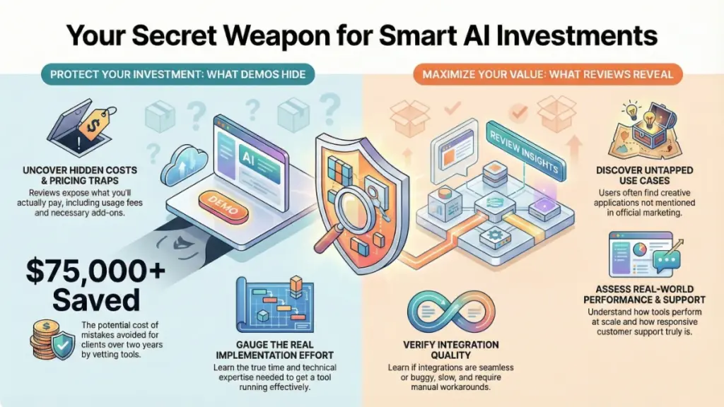 Comparing AI tools to avoid expensive software mistakes