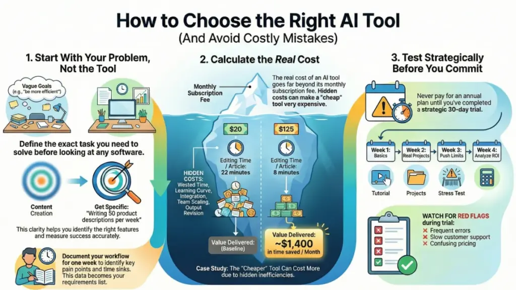 Comparing AI tools based on cost and efficiency