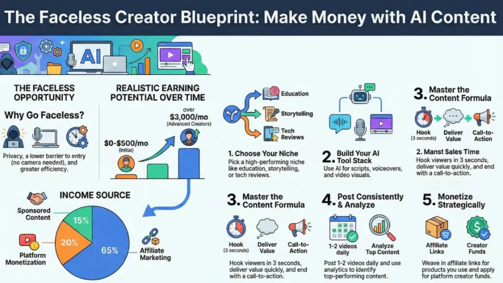 AI-powered faceless video creation for TikTok and YouTube Shorts