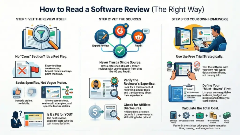 Digital comparison of software tools and reviews