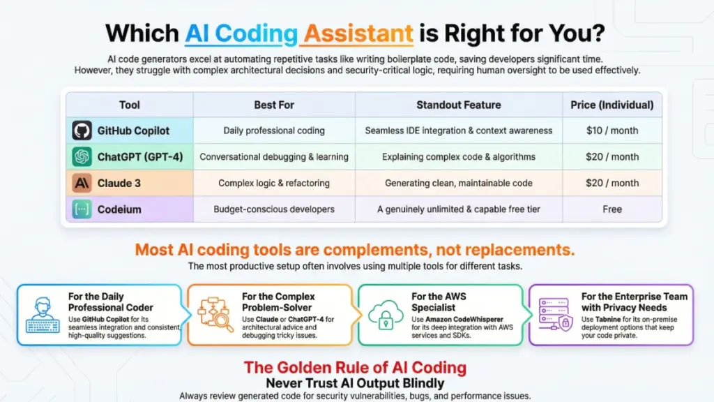 Developer using AI coding assistant in IDE