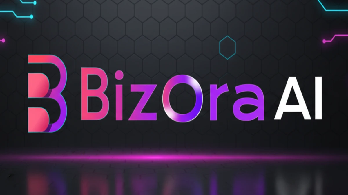 BizOra AI website and chatbot generated from one keyword