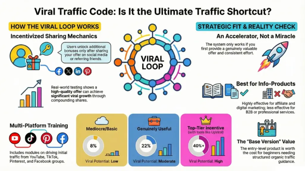 Viral traffic funnel and sharing system Viral Traffic Code Review