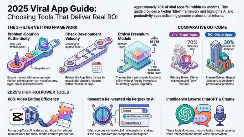 AI-powered productivity and viral apps trending in 2025