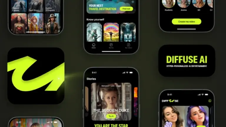 Higgsfield AI Soul ID system maintaining character consistency across multiple AI-generated cinematic video scenes.