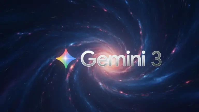Google Gemini 3 Pro AI interface visualizing multimodal artificial intelligence and deep research capabilities