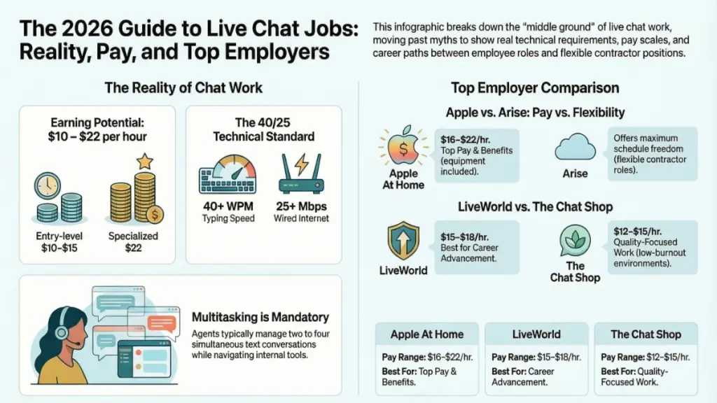 customer service agent handling multiple chat conversations on computer