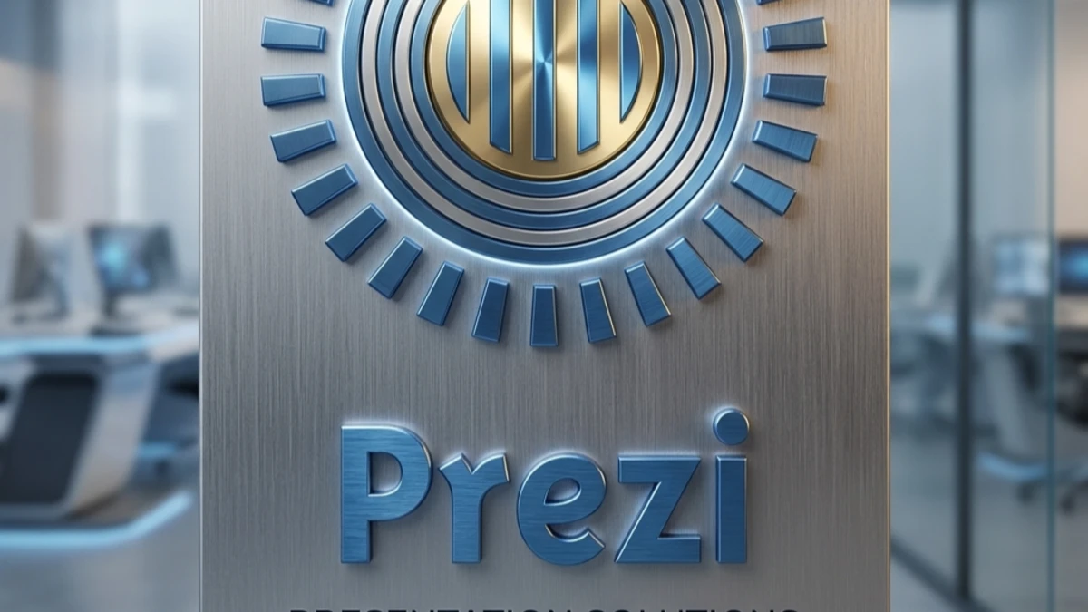 Prezi AI zooming canvas presentation interface with dynamic storytelling visuals