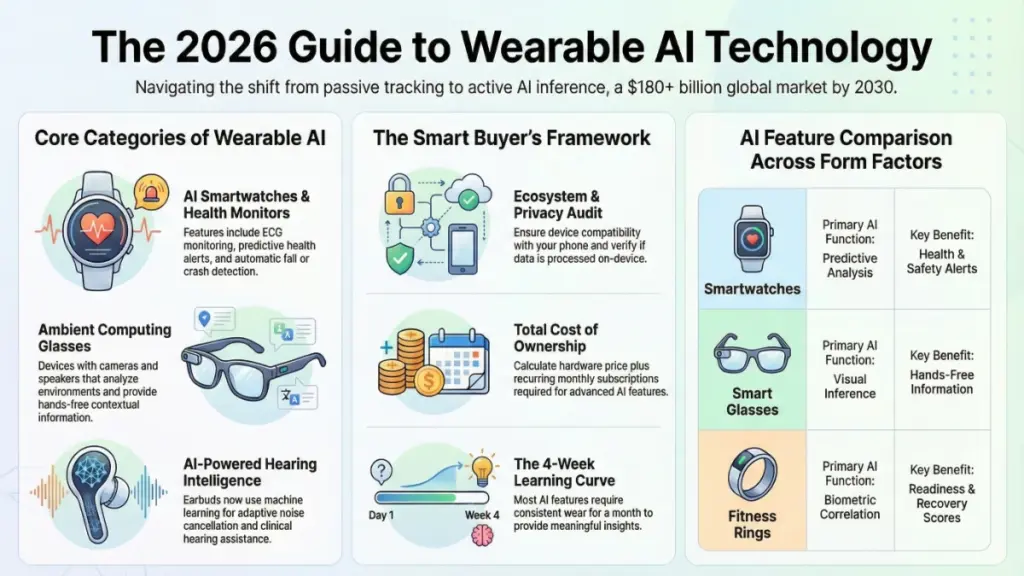 person using smart glasses AI interface real time data display