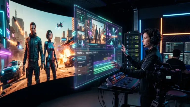 AI video creator using Vidoyo cinematic video generation dashboard