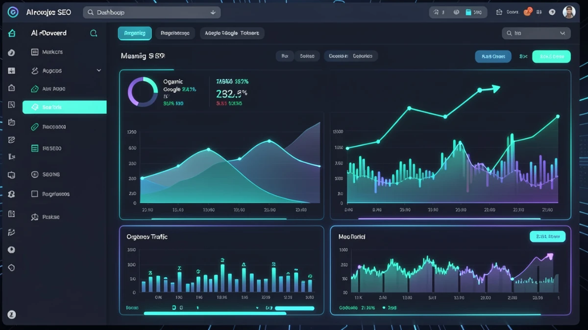 Traffic Magnets dashboard displaying AI-generated SEO calculators and keyword traffic analytics