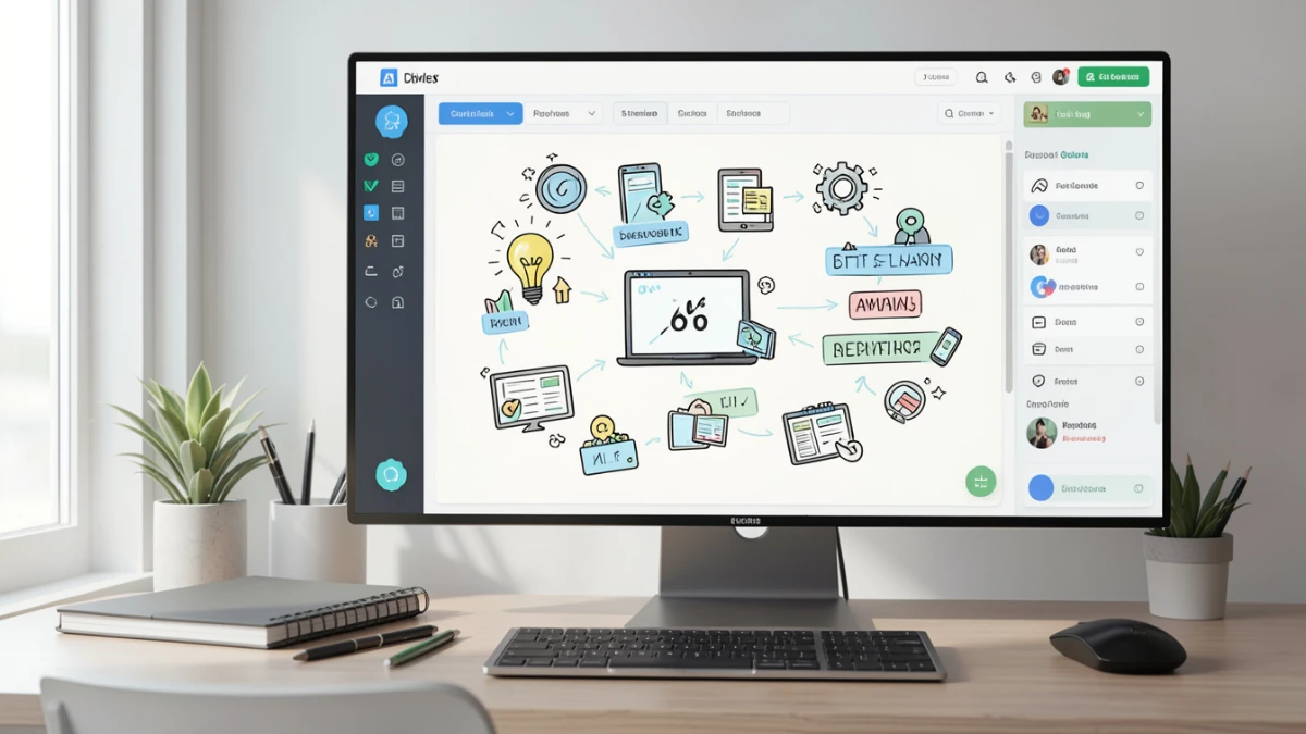 InstaDoodle AI whiteboard animation editor creating explainer videos