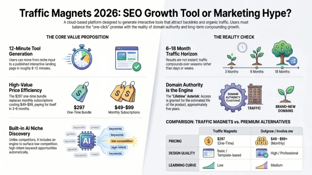 Digital marketer tracking organic Google traffic from interactive SEO tools