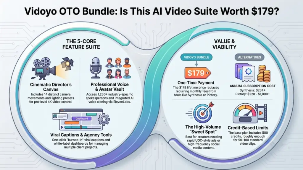Digital marketer creating AI avatar videos with Vidoyo agency tools