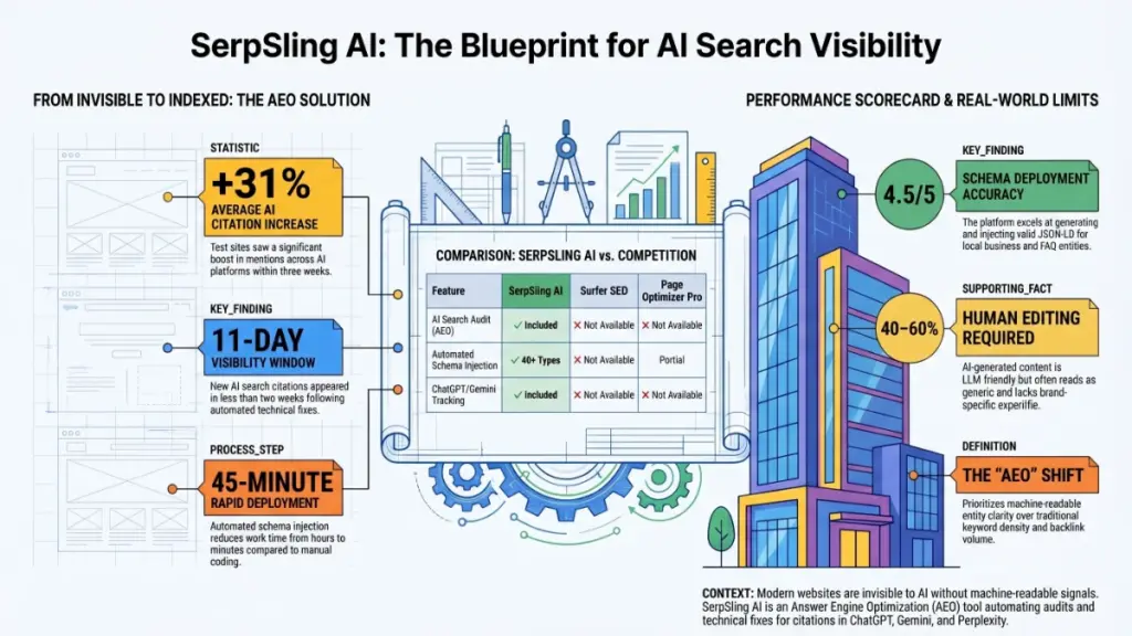 Digital marketer analyzing ChatGPT and Gemini citation growth using SerpSling AI.