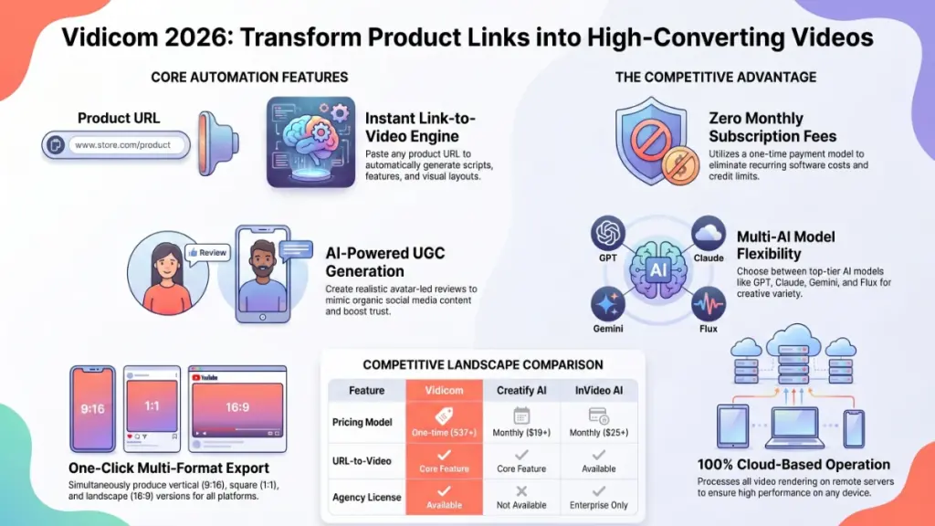 Digital marketer creating AI-generated product videos for Shopify and Amazon using Vidicom.