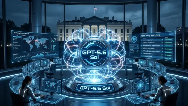 OpenAI GPT-5.6 Sol artificial intelligence model with White House restrictions.