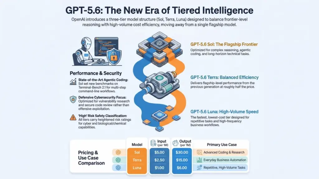 Developer monitoring GPT-5.6 AI models for coding, cybersecurity, and automation workflows.