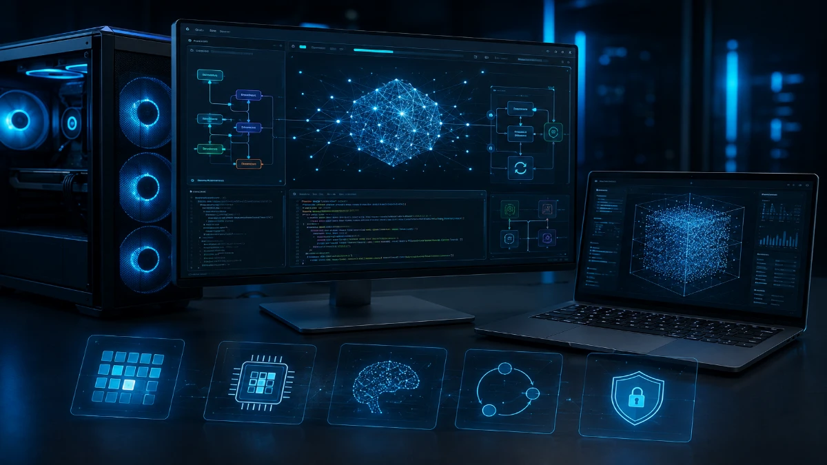 Muse Glimmer 30B local AI model running on consumer GPU hardware for offline agent workflows
