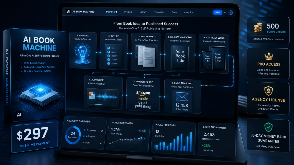 AI Book Machine Review: Can This Tool Really Help You Build Multiple Royalty Streams?