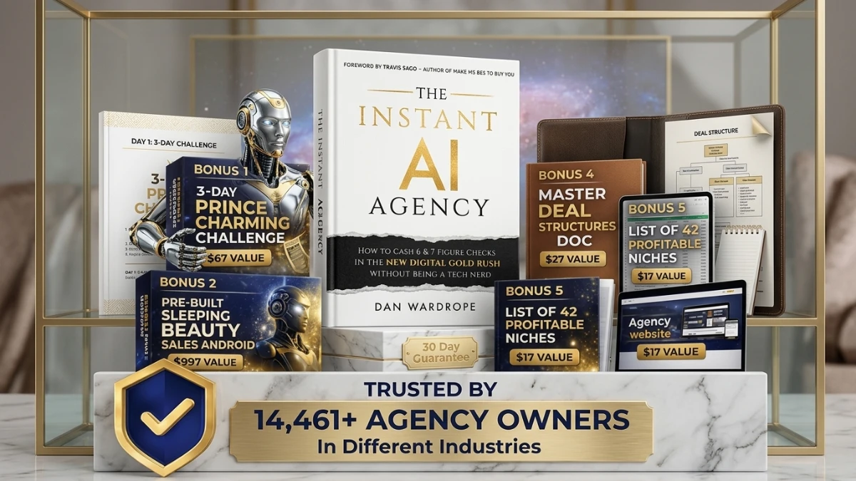 Instant AI Agency digital product with AI SMS lead reactivation and revenue-share automation dashboards