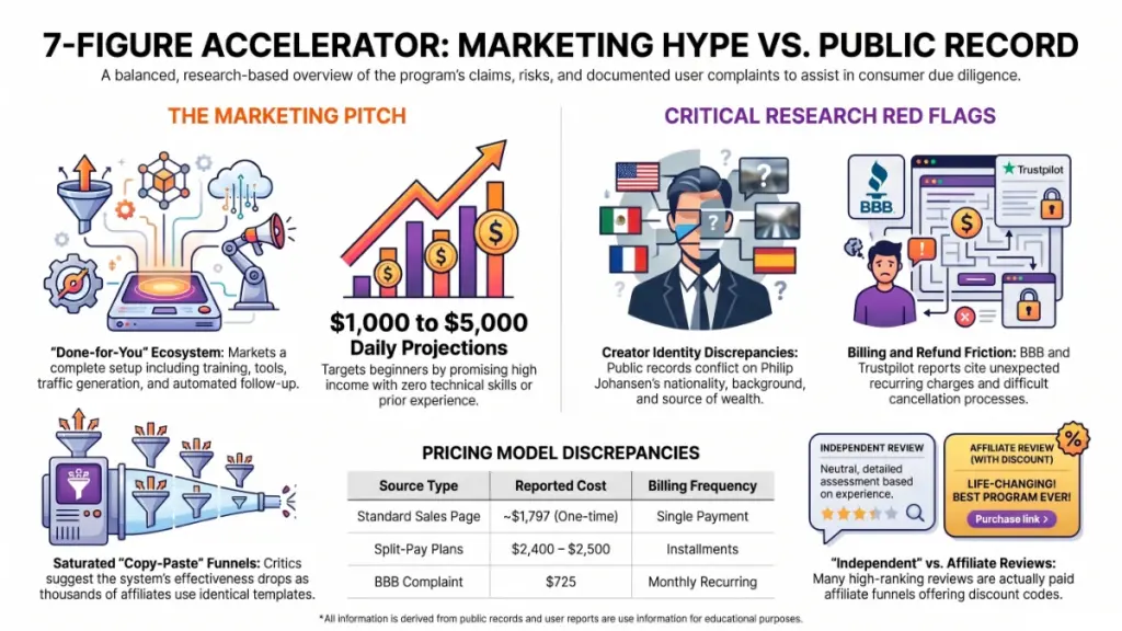 7-Figure Accelerator digital affiliate marketing training product box