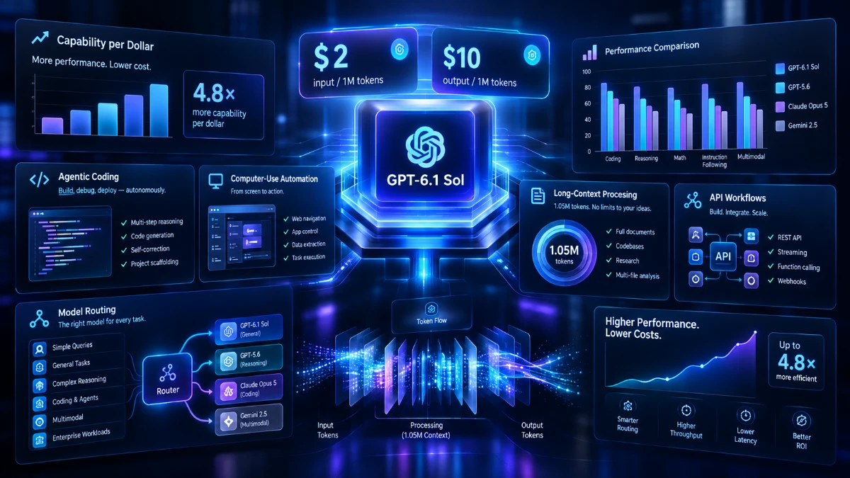 GPT-6.1 Sol Is OpenAI’s Cheaper Powerhouse