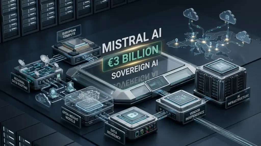 Mistral AI sovereign AI infrastructure with European compute and regional data routing