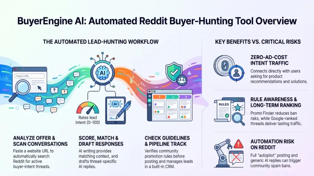 AI system finding and scoring Reddit buyer-intent leads