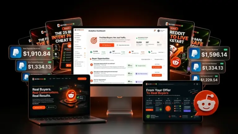BuyerEngine AI Reddit buyer-intent discovery dashboard